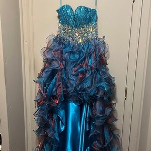 Sequined Prom Dress